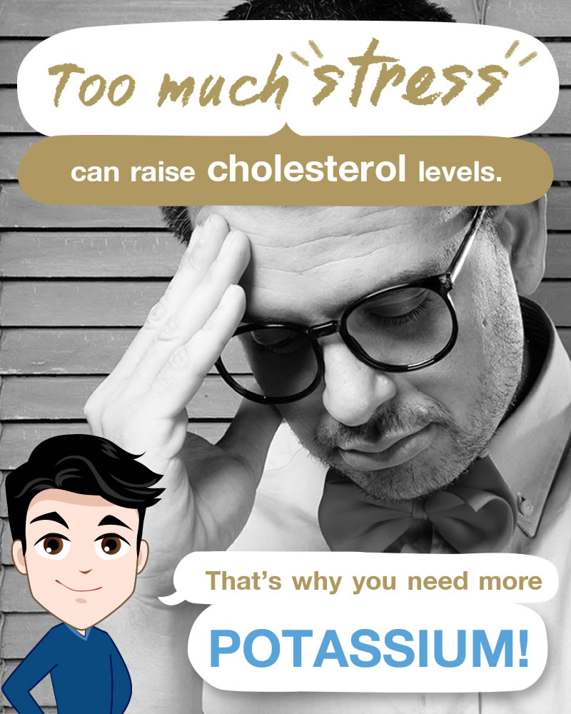 Is there a link between stress and cholesterol? 