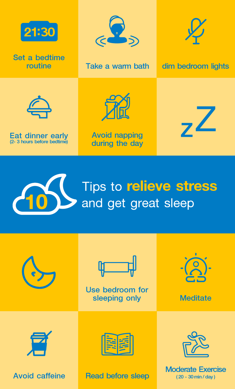 Stressless and get a good night's sleep 