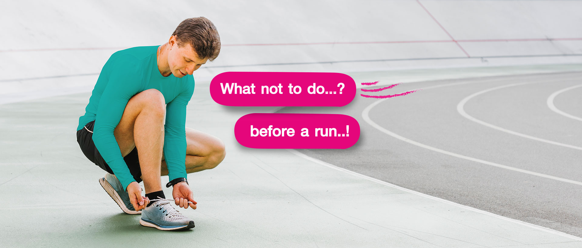 What not to do before a run