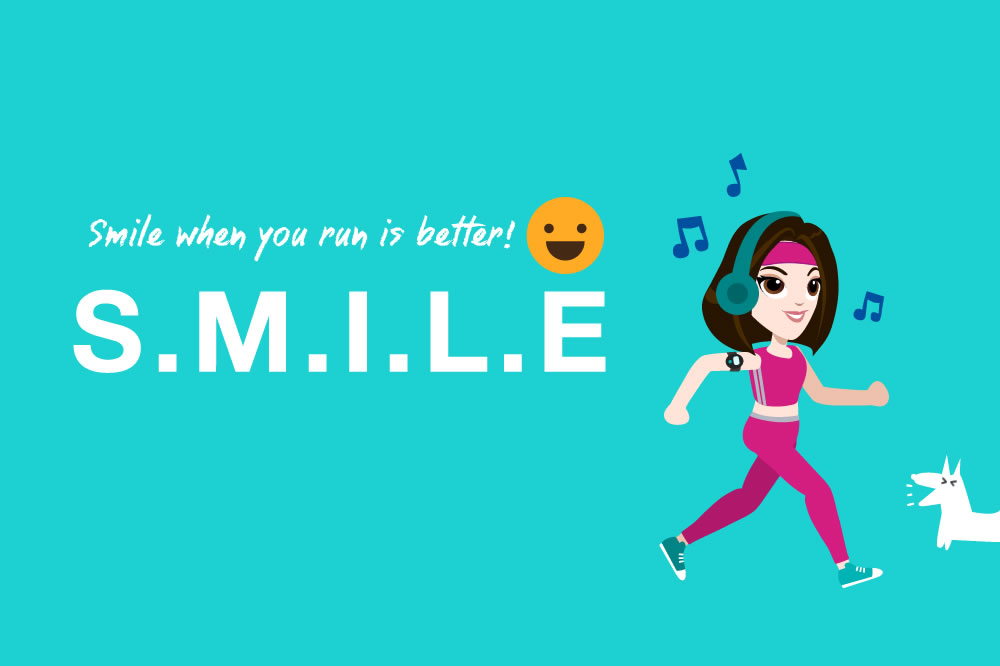 Why you should smile when you run