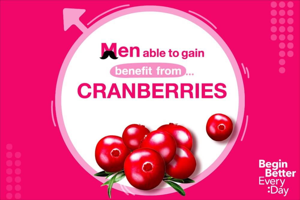 How men can benefit from cranberries