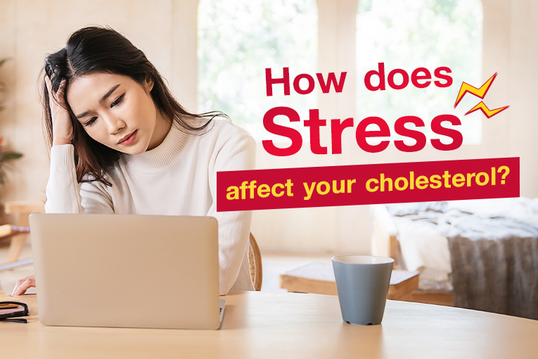 How does stress affect your cholesterol?