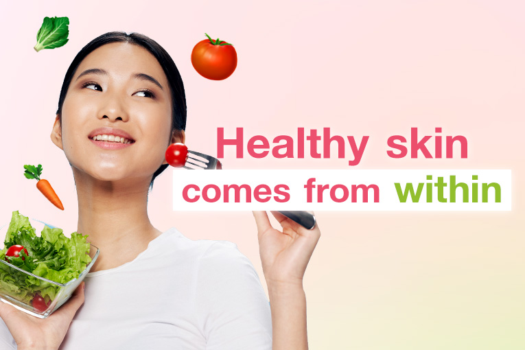 Healthy skin comes from within