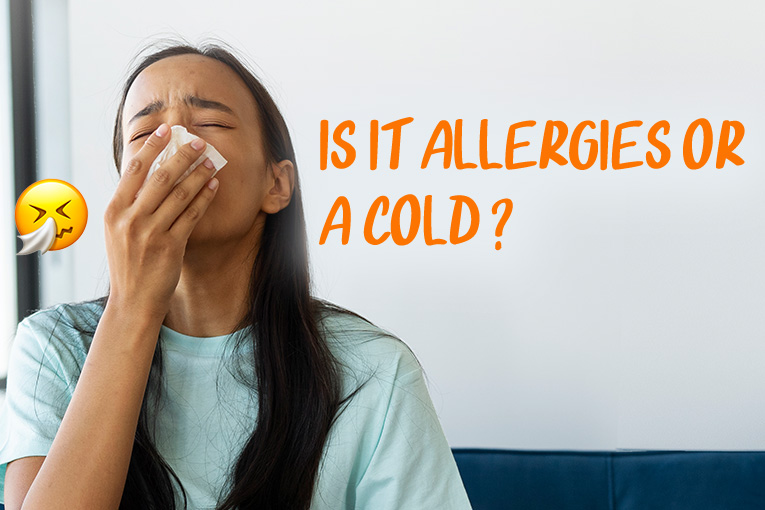 Is it allergies or a cold?