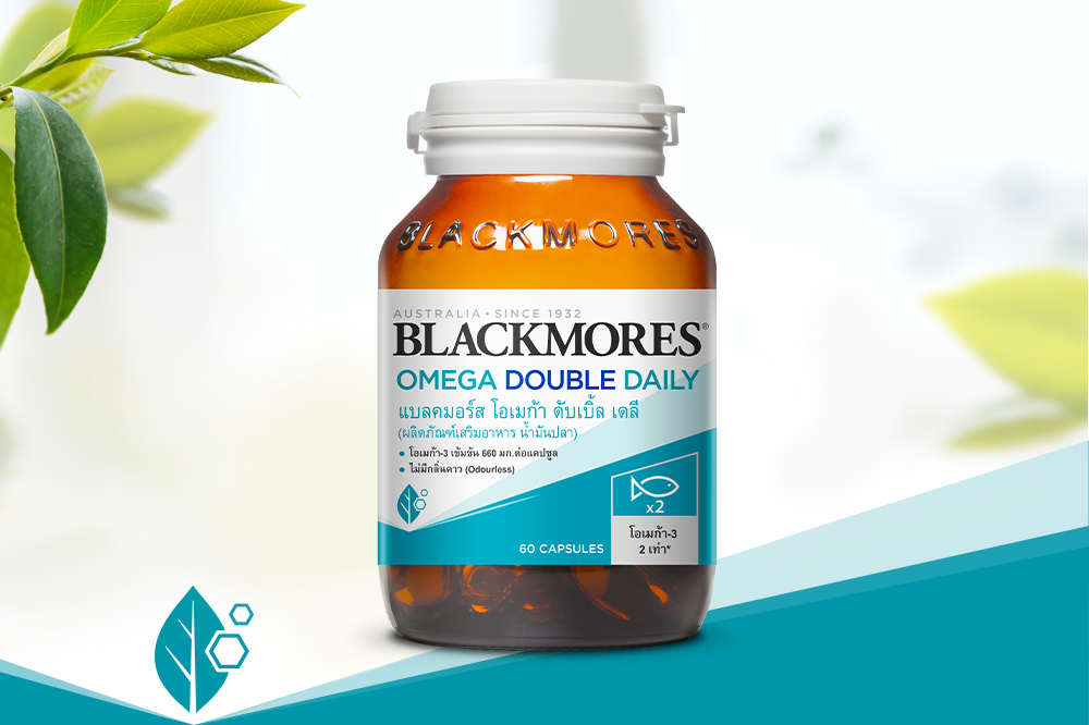 Blackmores Omega Double Daily (Fish Oil Dietary Supplement Product)