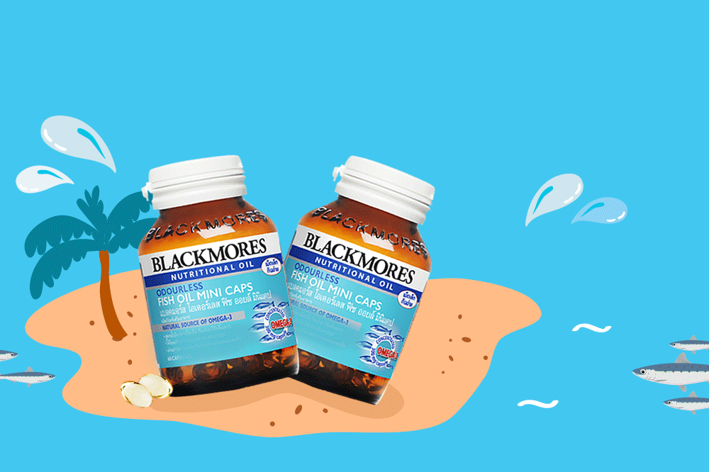 โปรโมชั่นแพ็คคู่ Odourless Fish Oil Mini Caps ขนาด 60 เม็ด