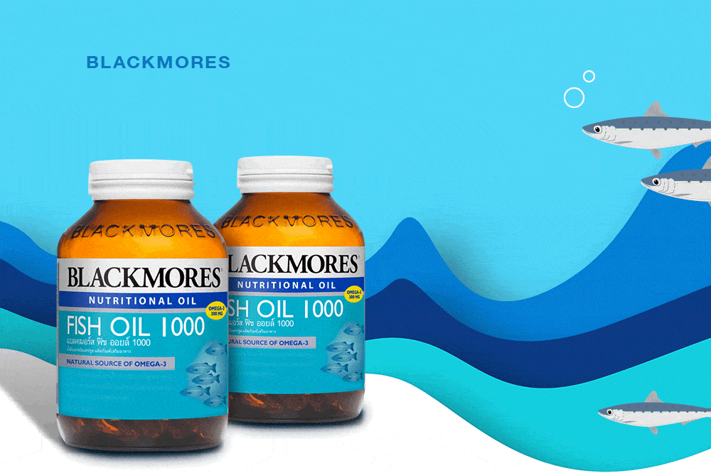 โปรโมชั่นแพ็คคู่ Fish Oil 1000 MG ขนาด 80 เม็ด